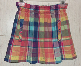 Excellent Womens Hollister Lined Plaid Pull On Mini Skirt Size S - £19.90 GBP