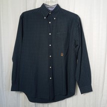 VTG Tommy Hilfiger 80s Plaid Shirt Iconic Crest Long Sleeve Cotton Butto... - $119.69