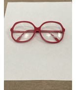 VTG NOS Europa Liz Red Oversized Diva Plastic Glasses Elizabeth Taylor 6... - £23.60 GBP
