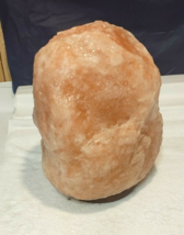 Himalayan Salt Lamp 30-40 lbs on a Nice Wood Base Plug and Light not Included - £116.94 GBP