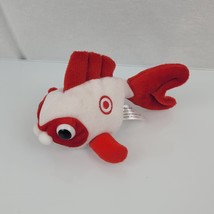 Target Store Stuffed Plush Beanbag Advertising Goldfish Fish Bullseye Do... - £23.73 GBP