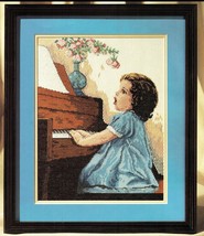 Bucilla Harmony Piano Girl Bessie Pease Gutman Counted Cross Stitch Kit ... - $19.99
