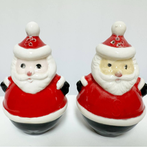 Vintage Santa Claus Salt and Pepper Shaker Set Handpainted - £19.43 GBP