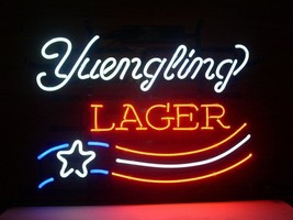 New Yuengling Lager US Flag Beer Wall Decor Neon Light Sign 24&quot;x20&quot; - £201.06 GBP