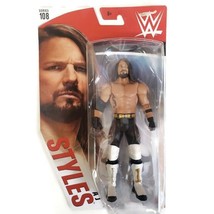 WWE AJ Styles 6 Inch Action Figure Series 108 Mattel Age 6+ - £12.30 GBP