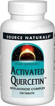 Source Naturals Activated Quercetin Vit C Bromelain Magnesium 100 Tablet... - $24.75