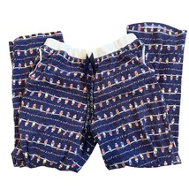Cuddl Duds Womens Pajama Pants Blue Birds Singing Design Pockets Drawstr... - £10.19 GBP