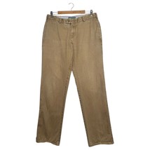 Peter Millar Pants Mens 34 Brown Straight Leg Chino Trousers Classic Bus... - $39.59