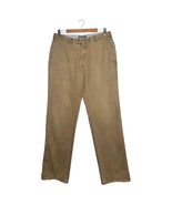 Peter Millar Pants Mens 34 Brown Straight Leg Chino Trousers Classic Bus... - $54.14 CAD