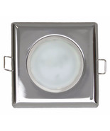 12V Stainless Steel LED Cluster Square Overhead Light Marine Boat RV Car... - $85.48 CAD