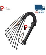 Handmade Genuine Cowhide Leather Flogger | Braided Cat-O-Nine Falls - $25.00