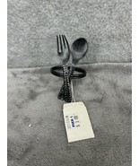 One  Pier 1 Napkin Rings Metal Spoon And Fork Replacement - Has Tag - £6.31 GBP