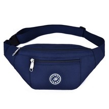 Chest Bag Nylon Waist Bag Women Men&#39;s Belt Bag Fashion Bum Bag Travel Purse Bag  - £10.83 GBP