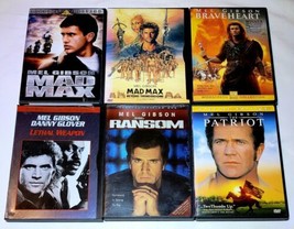 Mad Max, Beyond Thunderdome, Braveheart, Patriot, Lethal Weapon &amp; Ransom DVD  - £15.00 GBP