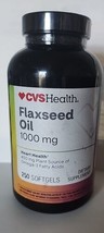 CVS Flaxseed Oil - 100 Softgels - 1000 mg - Exp 08/25 - $19.95