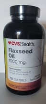 CVS Flaxseed Oil - 100 Softgels - 1000 mg - Exp 08/25 - £15.71 GBP