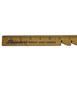 Fleischer &amp; Sons Cincinnati Ohio Fleischer&#39;s Handy Skirt Marker Wood Ruler - €18,77 EUR