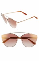 Tom Ford TF563 33G Jacquelyn 02 Cat Eye Mirrored Women&#39;s Sunglasses - £159.84 GBP