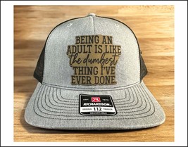 Being and Adult Leather Badge Richardson 112 Hat - $24.74