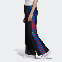 New Adidas Originals 2019 Flower Pants Women&#39;s Black Track Pants Sports ... - £70.76 GBP