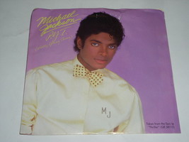 Michael Jackson P.Y.T. 45 Rpm Record Picture Sleeve Epic Label - £12.75 GBP