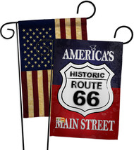 Route 66 - Impressions Decorative USA Vintage - Applique Garden Flags Pack - GP1 - £24.83 GBP