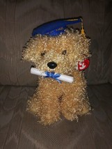 TY Classic Beanie Baby Diploma Class Of 2006 Dog Plush Stuffed Animal Cap Hat... - £14.90 GBP