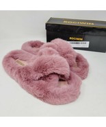Rociwin Womens Slippers Sz 10 M Leather Red Size Euro 42 Us - £18.80 GBP