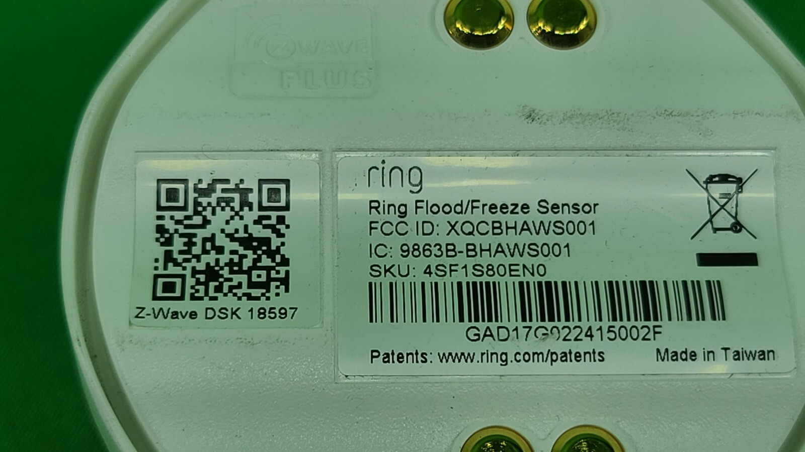 Ring Flood and Freeze Sensor for Ring Alarm System Item image 4