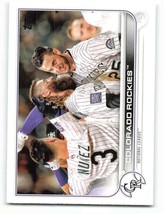 2022 Topps #222 Colorado Rockies NM-MT Rockies ID:40776 - £1.32 GBP