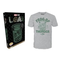 Funko Pop! Tees Loki Frog Of Thunder Marvel Limited Edition Tee Shirt NE... - £15.83 GBP