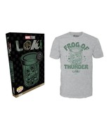 Funko Pop! Tees Loki Frog Of Thunder Marvel Limited Edition Tee Shirt NE... - £15.57 GBP