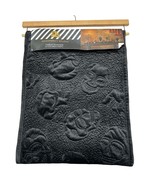 Grammercy Studio Table Runner Black Velvet Quilted Skull Halloween Goth ... - $45.35