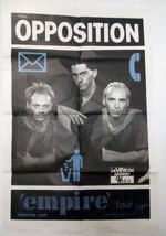 Group &quot;THE OPPOSITION&quot; - Original Poster - &quot;EMPIRE TOUR&quot; - Poster - 1985 - $163.36