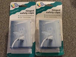 24-Pack Hinged Safety Cap Outlet The First Years Children Infant Pets - £10.59 GBP