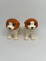 2 Barbie Saint Bernard Doggy Daycare Replacement Dog Puppy Mattel Barbie - £9.16 GBP