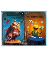 Jim Henson&#39;s Muppets Playing Cards Kermit Miss Piggy Hallmark Bridge 1980 - $180.87 MXN