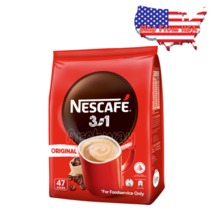 Nescafe 3in1 instant coffee mix Original 25 Sticks Travel easy to carry - $31.67
