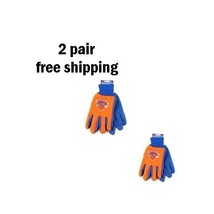 New York Knicks Basketball Gloves Sports Logo Utility Work Garden NEW 2 ... - $15.81