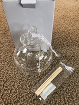 Young Living 2018 Glass Christmas Ornament Reed Diffuser Clear NEW - $21.46