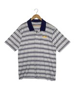 LSU Tigers Polo Shirt Mens XL Purple White Striped NCAA College Football... - $480.10 MXN