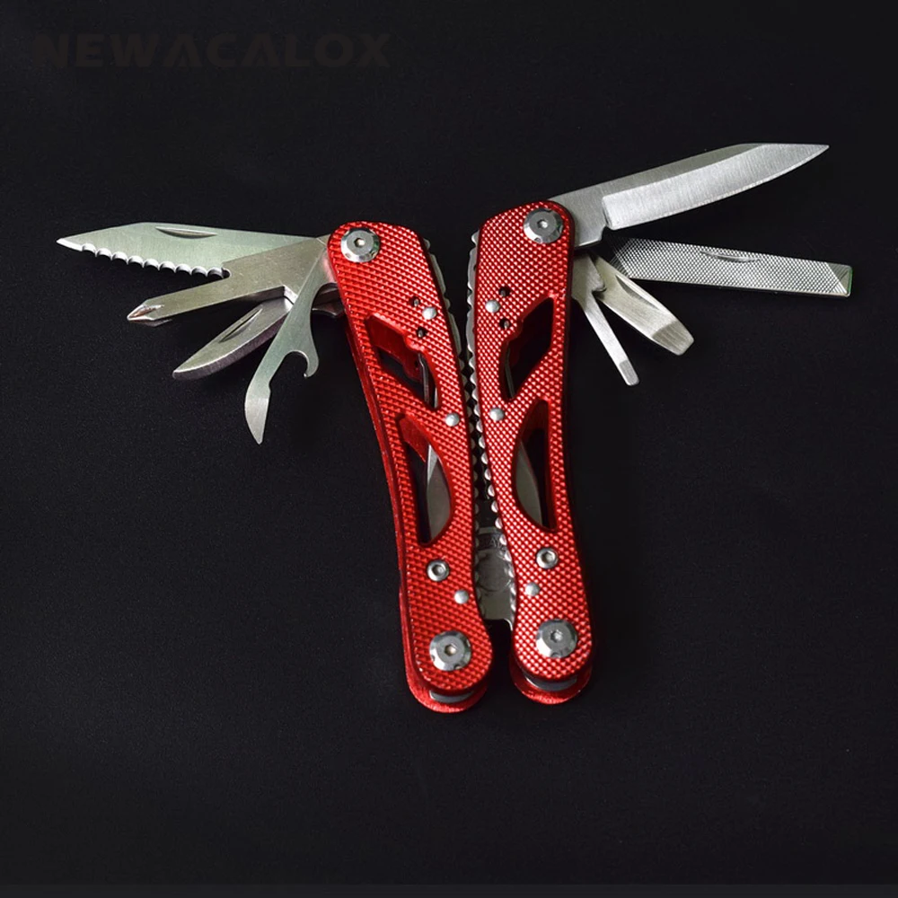 NEWACALOX Outdoor Multitool Pliers Repair Pocket  Fold Screwdriver set H... - $4,173.67 MXN
