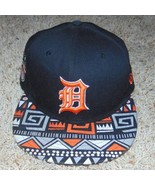 Mens Hat Detroit Tigers MLB New Era 9Fifty Black Flat Bill Snapback Base... - $25.74