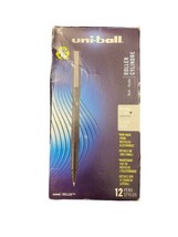 NEW uni-ball 60151 Roller Pens, Micro Point 0.5mm, Black, Package of 12 - £9.54 GBP