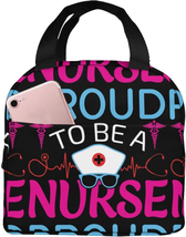 ZBDSKLEX Nurse Theme Lunch Bag for Women Insulated Tote Bag Reusable Coo... - £19.18 GBP