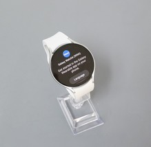 Samsung Galaxy Watch6 SM-R945U 44mm Aluminum Smartwatch - Silver w/ White Band image 2