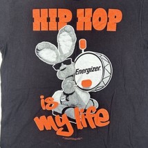 Energizer Bunny Hip Hop Is My Life Mens L Graphic Crew T-Shirt Savvy 100... - £11.21 GBP