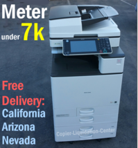 Color Copier Ricoh MP C5503 with Finisher 55 ppm Meter under 7k - $2,524.50