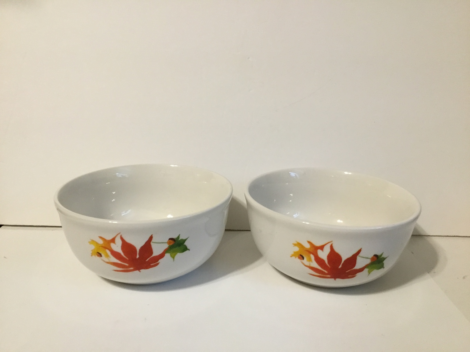 ROYAL NORFOLK Oak Leaves and Acorns Cereal Bowl Set of 2 - £10.93 GBP