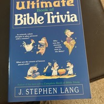 The Ultimate Bible Trivia Book by Lang, J. Stephen SC Book - £3.91 GBP